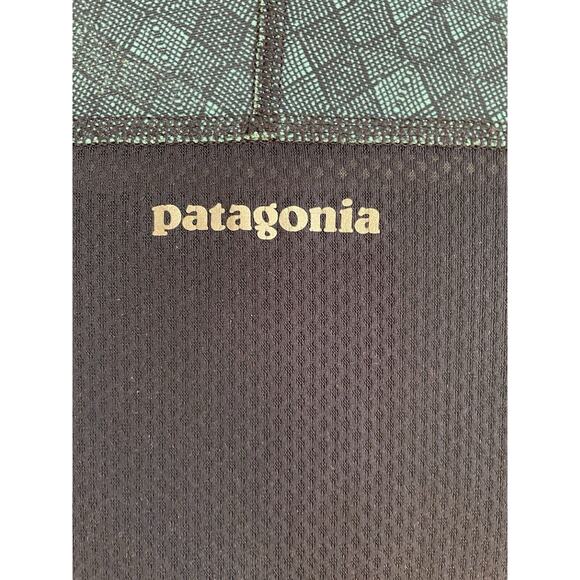 Patagonia W's All Weather Half Zip-Neck Capilene Base Layer Green Pullover Sz Sm - Picture 5 of 6